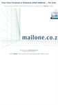 Mobile Screenshot of mailone.co.za